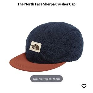 North Face Navy Sherpa Crusher Cap